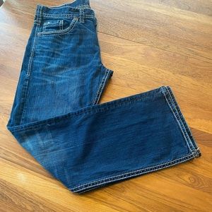 Men’s size 38 Silver Zac Jeans, Relaxed Fit